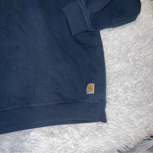 Carhartt Mens Navy Blue 3XL Original Fit Crewneck Sweatshirt Workwear - Picture 1 of 5